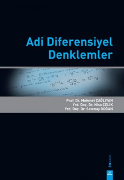 Adi Diferensiyel Denklemler Adi Diferensiyel Denklemler