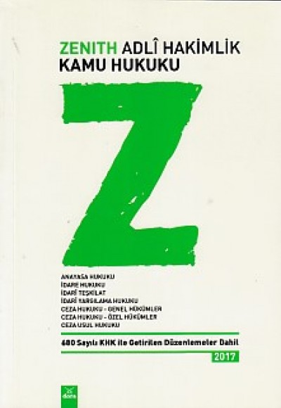 Zenith Adli Hakimlik Kamu Hukuku Zenith Adli Hakimlik Kamu Hukuku