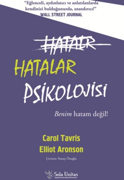 Hatalar Psikolojisi Hatalar Psikolojisi