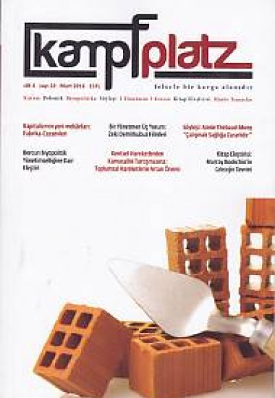 Kampfplatz Sayı: 10 / Mart 2016 Kampfplatz Sayı: 10 / Mart 2016
