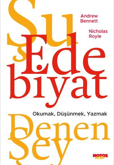 Şu Edebiyat Denen Şey Şu Edebiyat Denen Şey