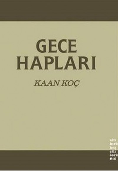 Gece Hapları Gece Hapları