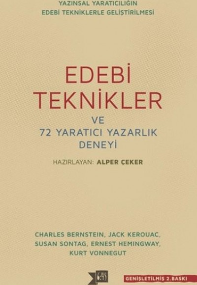 Edebi Teknikler ve 72 Yaratıcı Yazarlık Deneyi Edebi Teknikler ve 72 Yaratıcı Yazarlık Deneyi