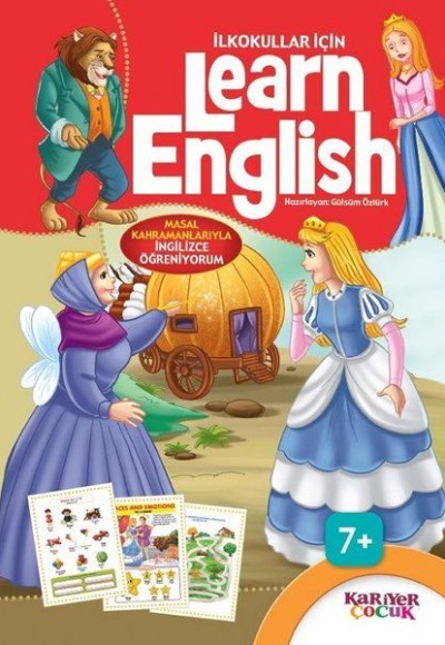 İlkokullar İçin Learn English - Kırmızı İlkokullar İçin Learn English - Kırmızı