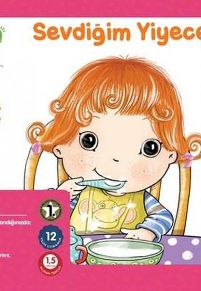 Sevdiğim Yiyecekler - 15. Ay Gelişim Kitabı Sevdiğim Yiyecekler - 15. Ay Gelişim Kitabı