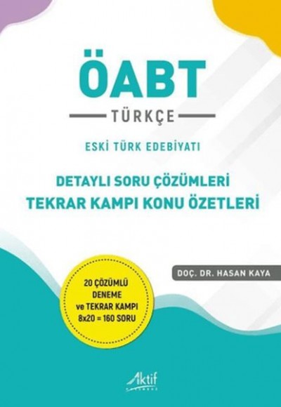 ÖABT Türkçe Detaylı Soru Çözümleri Tekrar Kampı Konu Özetleri ÖABT Türkçe Detaylı Soru Çözümleri Tekrar Kampı Konu Özetleri