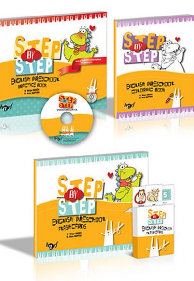 Step By Step Prescholl Book+Coloring Books+Flashcards+Cd Step By Step Prescholl Book+Coloring Books+Flashcards+Cd