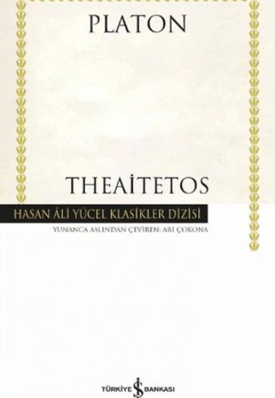 Theaitetos - Hasan Ali Yücel Klasikleri Ciltli