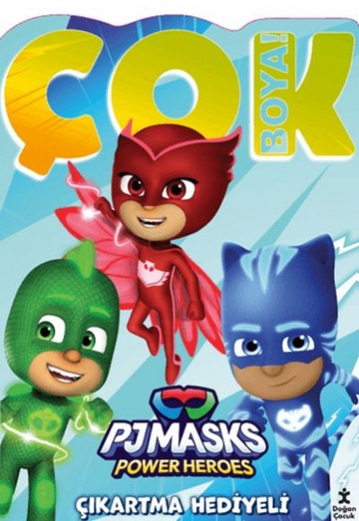 Pjmask Çok Boya! Çıkartmalı Dev Boyama Kitabı Pjmask Çok Boya! Çıkartmalı Dev Boyama Kitabı