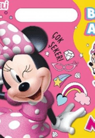 Minnie Çıkartma Hediyeli Boyama Albümü Minnie Çıkartma Hediyeli Boyama Albümü