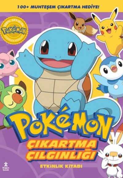Pokemon - Squirtle Çıkartma Çılgınlığı Etkinlik Kitabı Pokemon - Squirtle Çıkartma Çılgınlığı Etkinlik Kitabı