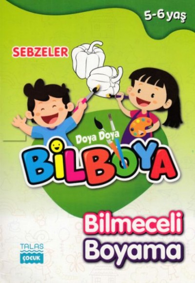 Doya Doya Bil Boya - Bilmeceli Boyama Sebzeler - 5-6 Yaş Doya Doya Bil Boya - Bilmeceli Boyama Sebzeler - 5-6 Yaş