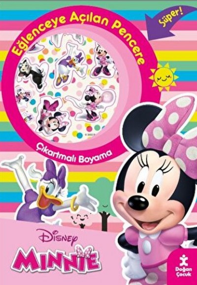 Disney Minnie Eğlenceye Açılan Pencere Çıkartmalı Boyama Kitabı Disney Minnie Eğlenceye Açılan Pencere Çıkartmalı Boyama Kitabı