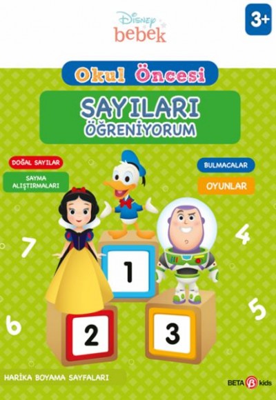 Disney Eğitsel Okul Öncesi Sayıları Öğreniyorum Disney Eğitsel Okul Öncesi Sayıları Öğreniyorum