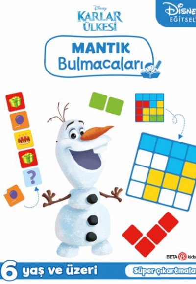 Disney Eğitsel Karlar Ülkesi Çıkartmalı Mantık Bulmacaları Disney Eğitsel Karlar Ülkesi Çıkartmalı Mantık Bulmacaları