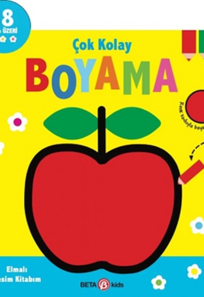 Çok Kolay Boyama Elmalı Resim Kitabım Çok Kolay Boyama Elmalı Resim Kitabım