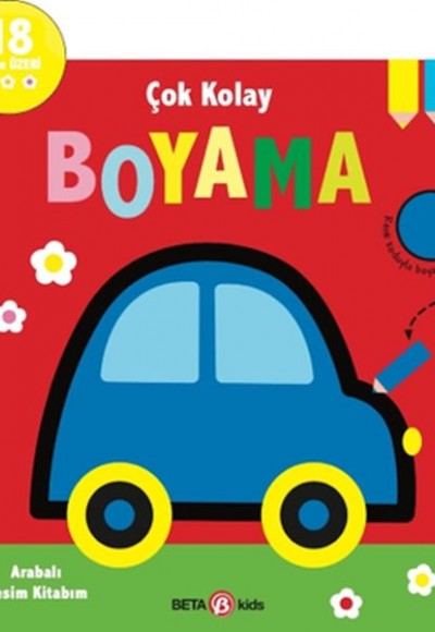 Çok Kolay Boyama Arabalı Resim Kitabım Çok Kolay Boyama Arabalı Resim Kitabım