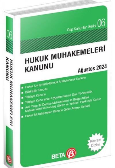 Cep Kanunları Serisi 06 - Hukuk Muhakemeleri Kanunu (Cep Boy) Cep Kanunları Serisi 06 - Hukuk Muhakemeleri Kanunu (Cep Boy)
