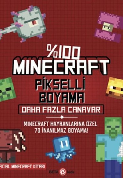 %100 Minecraft Pikselli Boyama - Daha Fazla Canavar %100 Minecraft Pikselli Boyama - Daha Fazla Canavar