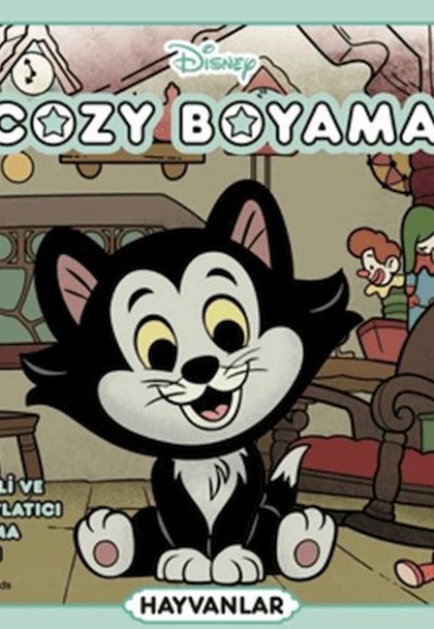 Disney Cozy Boyama, Sevimli ve Rahatlatıcı Boyama Kitabı - Hayvanlar Disney Cozy Boyama, Sevimli ve Rahatlatıcı Boyama Kitabı - Hayvanlar