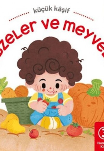 Hareketli Kitap 3d Küçük Kaşif Sebzeler ve Meyveler Hareketli Kitap 3d Küçük Kaşif Sebzeler ve Meyveler