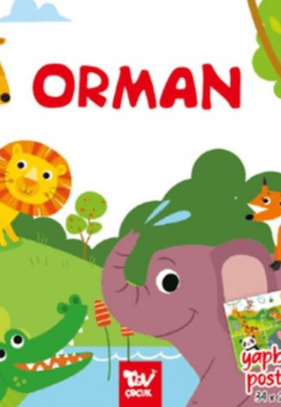 Yapboz Poster Kitap Orman Yapboz Poster Kitap Orman