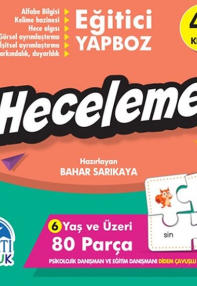 Heceleme - Eğitici Yapboz Heceleme - Eğitici Yapboz