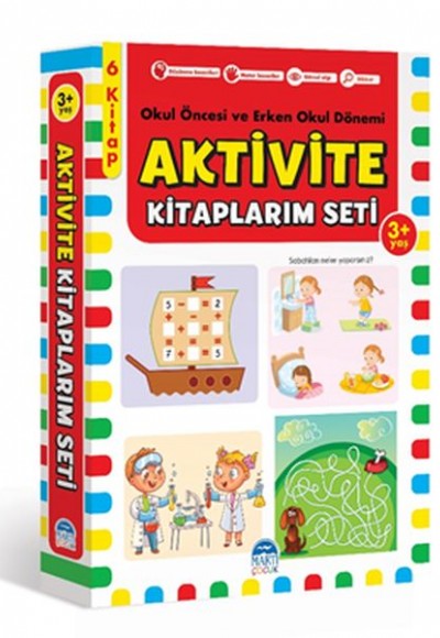 Aktivite Kitaplarım Seti 3+ Yaş - Okul Öncesi ve Erken Okul Dönemi Aktivite Kitaplarım Seti 3+ Yaş - Okul Öncesi ve Erken Okul Dönemi