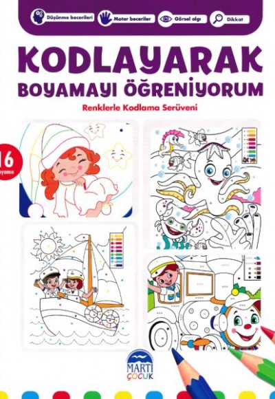 Kodlayarak Boyamayı Öğreniyorum 4 - Renklerle Boyama Serüveni Kodlayarak Boyamayı Öğreniyorum 4 - Renklerle Boyama Serüveni