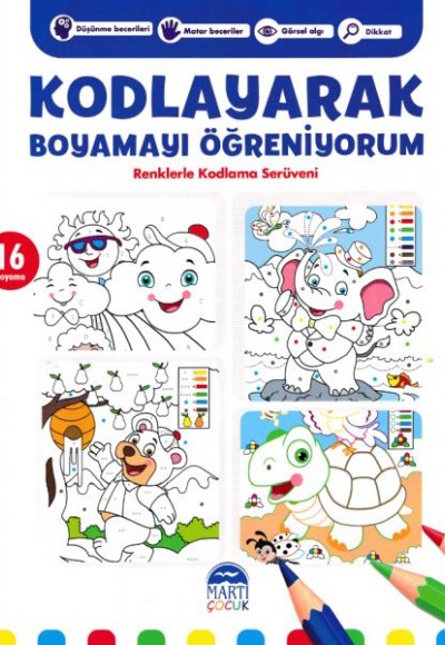 Kodlayarak Boyamayı Öğreniyorum 3 - Renklerle Kodlama Serüveni Kodlayarak Boyamayı Öğreniyorum 3 - Renklerle Kodlama Serüveni