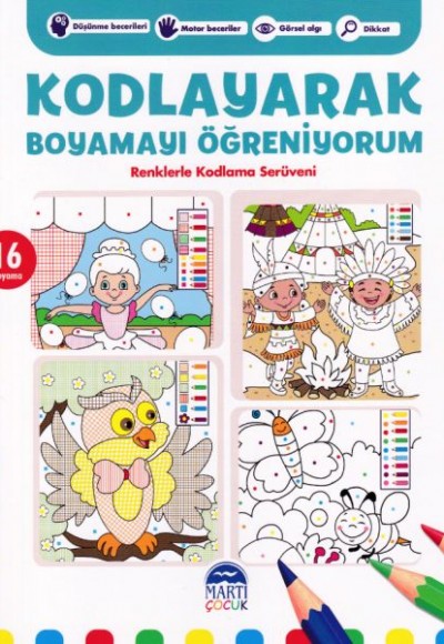 Kodlayarak Boyamayı Öğreniyorum 2 - Renklerle Boyama Serüveni Kodlayarak Boyamayı Öğreniyorum 2 - Renklerle Boyama Serüveni