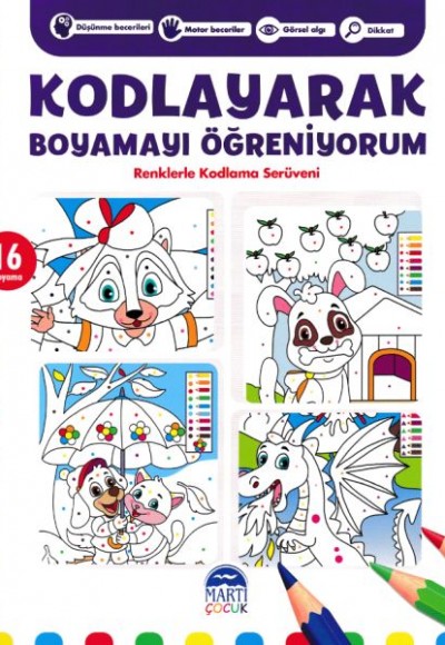 Kodlayarak Boyamayı Öğreniyorum 1 - Renklerle Boyama Serüveni Kodlayarak Boyamayı Öğreniyorum 1 - Renklerle Boyama Serüveni