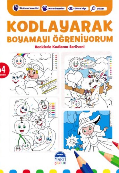 Kodlayarak Boyamayı Öğreniyorum 7 - Renklerle Kodlama Serüveni Kodlayarak Boyamayı Öğreniyorum 7 - Renklerle Kodlama Serüveni