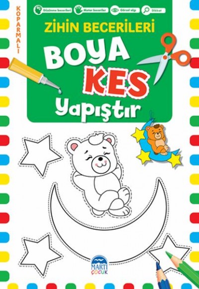 Boya Kes Yapıştır - Zihin Becerileri 6 Yaş Boya Kes Yapıştır - Zihin Becerileri 6 Yaş