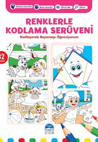 Renklerle Kodlama Serüveni 5 - Kodlayarak Boyamayı Öğreniyorum Renklerle Kodlama Serüveni 5 - Kodlayarak Boyamayı Öğreniyorum