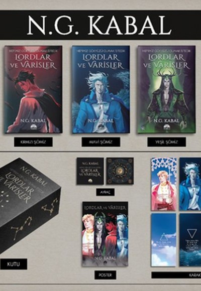 Lordlar ve Varisler (5 Kitap Takım Özel İmzalı Kutulu) Lordlar ve Varisler (5 Kitap Takım Özel İmzalı Kutulu)