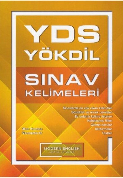 YDS YÖKDİL Sınav Kelimeleri YDS YÖKDİL Sınav Kelimeleri