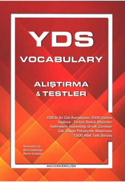 YDS Vocabulary - Alıştırma & Testler YDS Vocabulary - Alıştırma & Testler