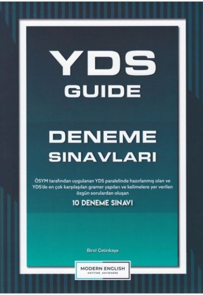 YDS Guide Deneme Sınavları YDS Guide Deneme Sınavları