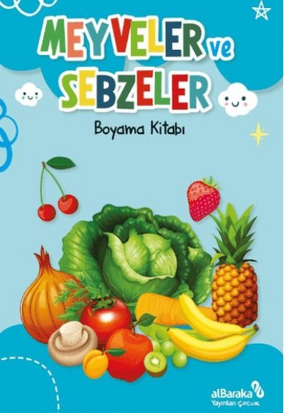 Meyveler ve Sebzeler - Boyama Kitabı Meyveler ve Sebzeler - Boyama Kitabı