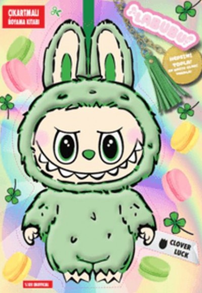 Labubu Clover Luck Çılgın Koleksiyon - Çıkartmalı Boyama Kitabı Labubu Clover Luck Çılgın Koleksiyon - Çıkartmalı Boyama Kitabı