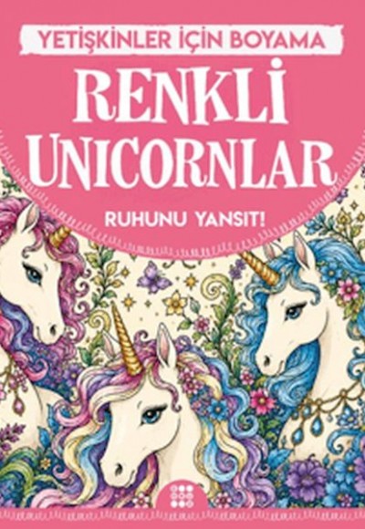 Renkli Unicornlar & Yetişkinler için Boyama