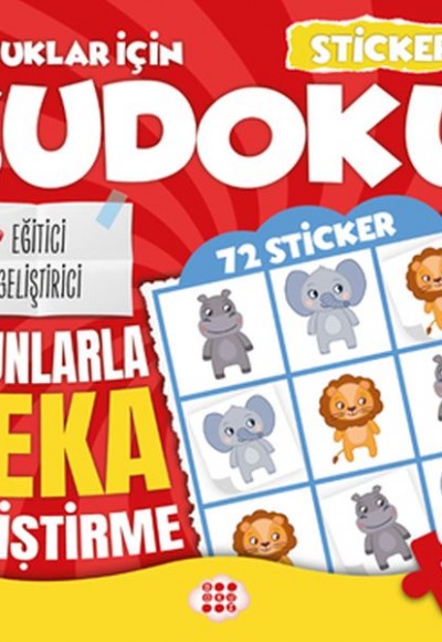 Çocuklar için Sudoku - Sticker Hediyeli Basit Seviye 1 Çocuklar için Sudoku - Sticker Hediyeli Basit Seviye 1