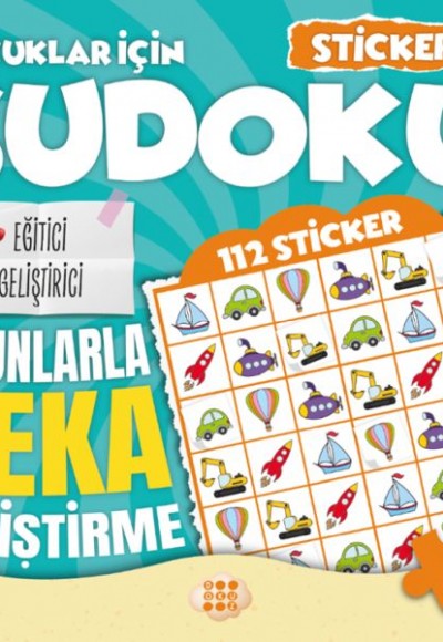 Çocuklar için Sudoku - Sticker Hediyeli Zor Seviye 1 Çocuklar için Sudoku - Sticker Hediyeli Zor Seviye 1