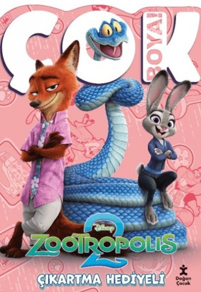 Zootropolis 2: Çok Boya! - Çıkartmalı Dev Boyama Kitabı