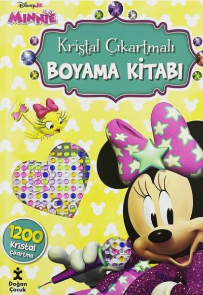 Disney Minnie - Kristal Çıkartmalı Boyama Kitabı