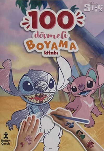 Disney Stitch –  100 dövmeli Boyama Kitabı