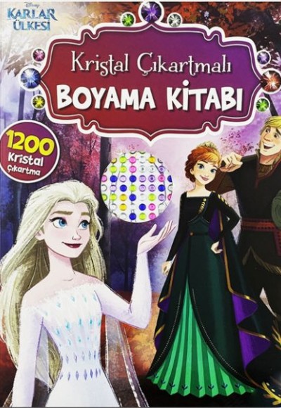 Disney Karlar Ülkesi - Kristal Çıkartmalı Boyama Kitabı