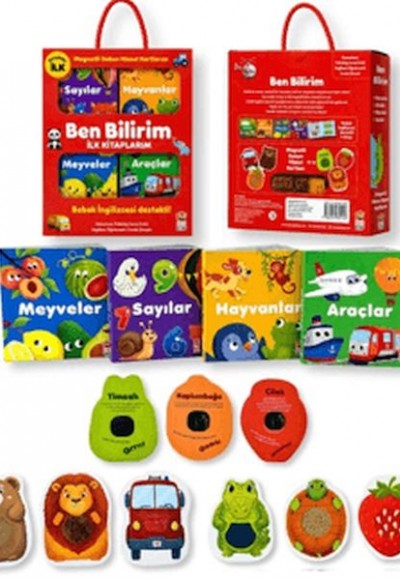 Ben Bilirim İngilizce Destekli İlk Kitaplarım (4 kitap + 6 Magnetli Dokun Hisset Kart) Ben Bilirim İngilizce Destekli İlk Kitaplarım (4 kitap + 6 Magnetli Dokun Hisset Kart)