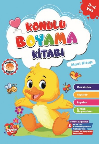 Konulu Boyama - MaviKitap (3-4 Yaş) Konulu Boyama - MaviKitap (3-4 Yaş)